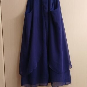ISSI Royal Blue A-Line Dress